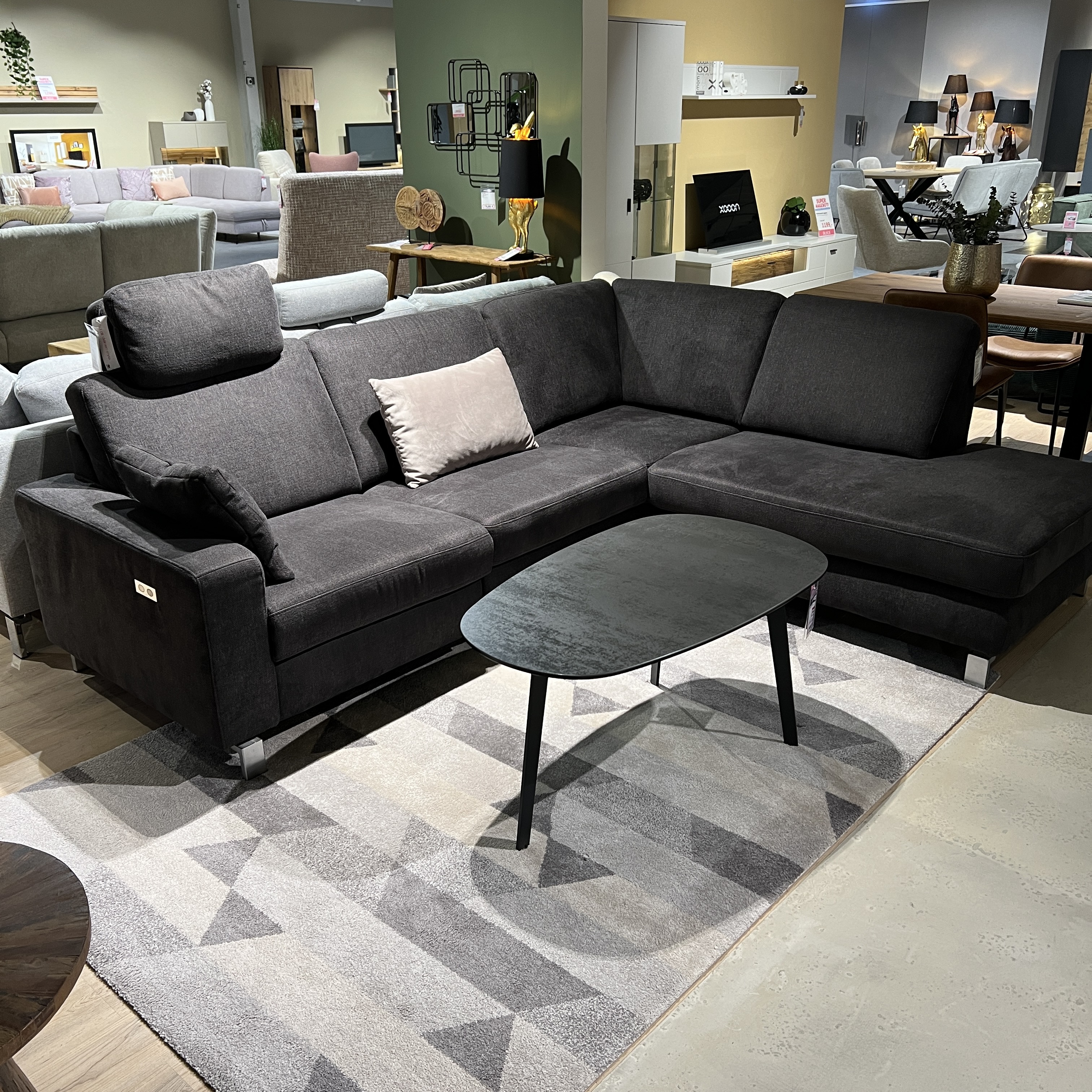 Bouclé Ecksofa TL 1360 PLUS