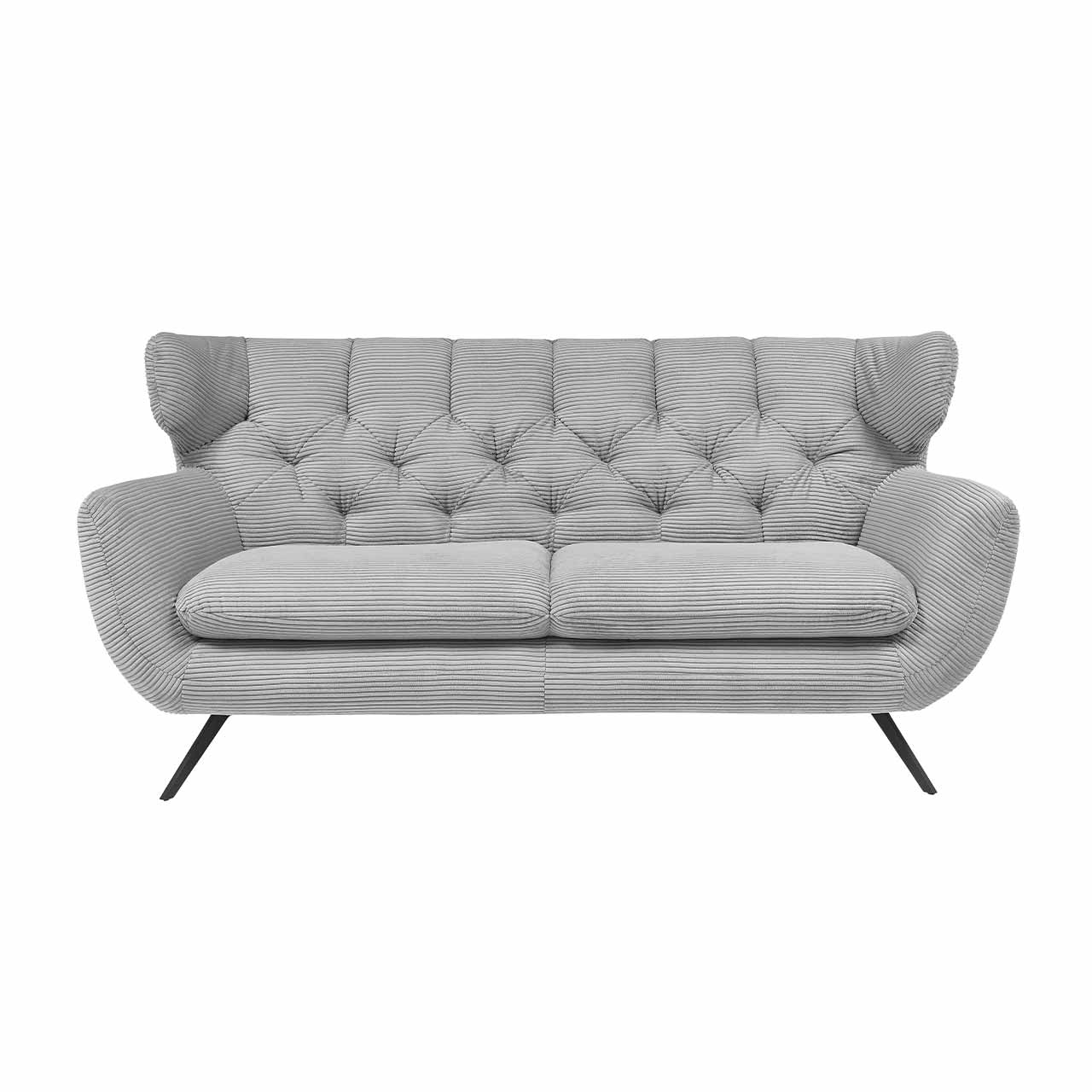 3C Candy Sofa Sixty - Farbe: Modell: | Bezug: 2,5-Sitzer Velours | Smaragd